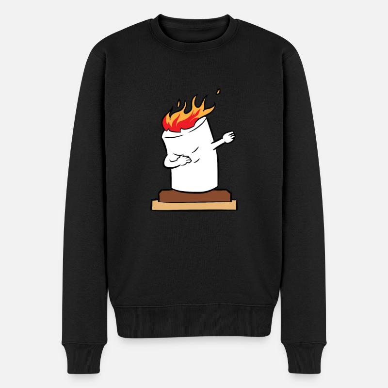 Dabbing Marshmallows - Pull Premium bio Homme - noir