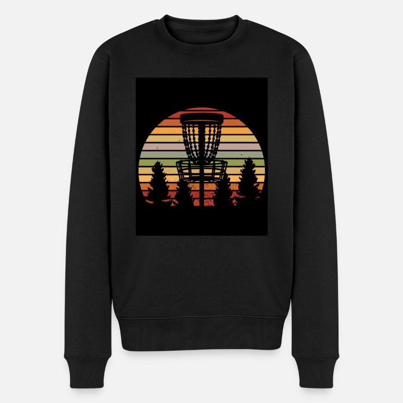 Idée cadeau Disc Golf Discgolf - Pull Premium bio Homme - noir