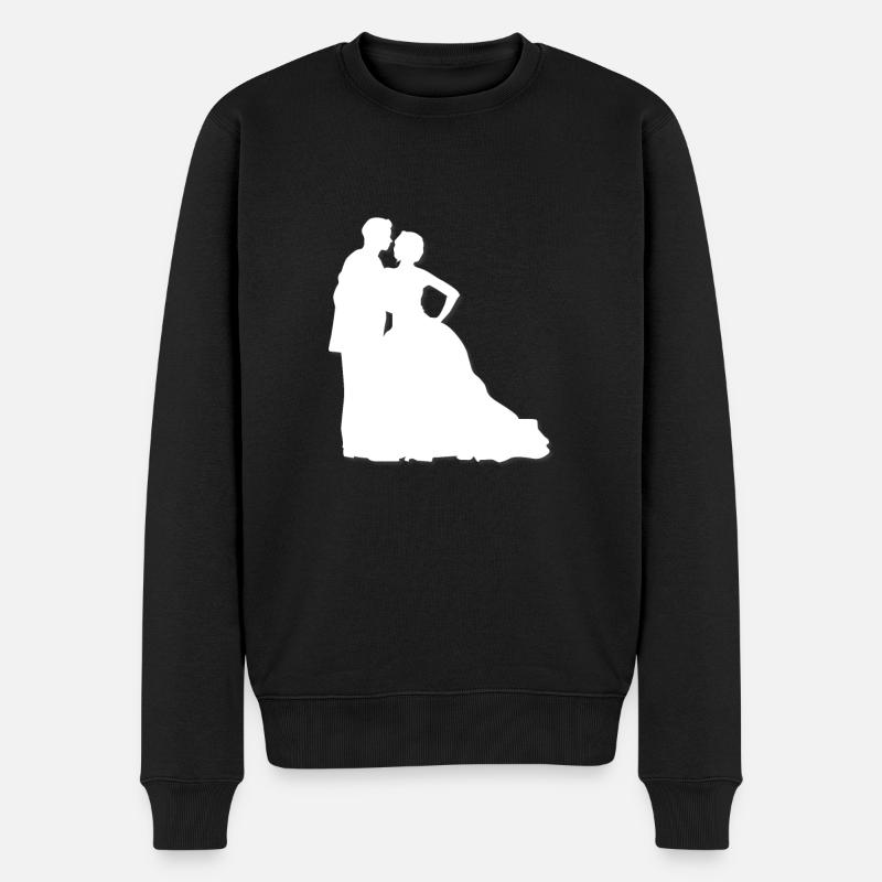 mariage - Pull Premium bio Homme - noir