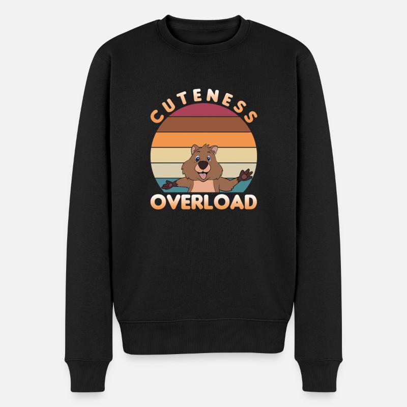 Animal Quokka Australie - Pull Premium bio Homme - noir