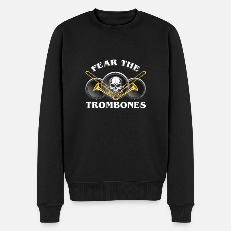trombone - Pull Premium bio Homme - noir