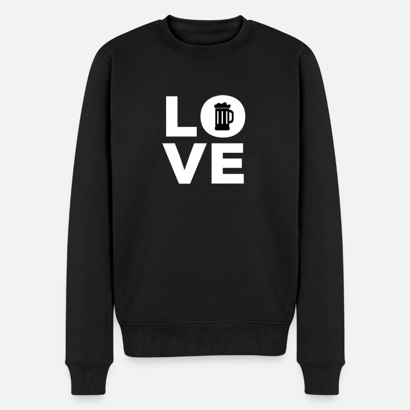 BIER LOVE Geschenkidee Männer - Pull Premium bio Homme - noir