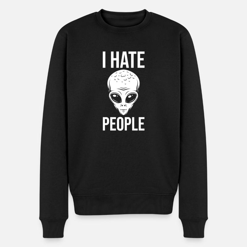 Alien extraterrestre - Pull Premium bio Homme - noir