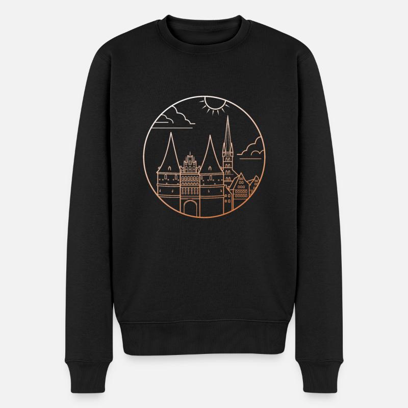 Lübeck - Pull Premium bio Homme - noir