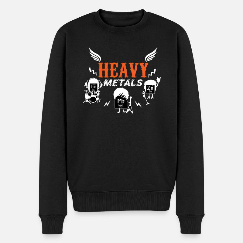 Métaux lourds - Pull Premium bio Homme - noir