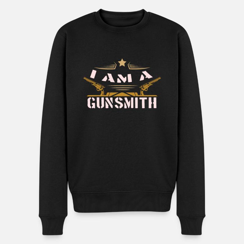 Gunsmith - Männer Premium Bio Pullover - Schwarz