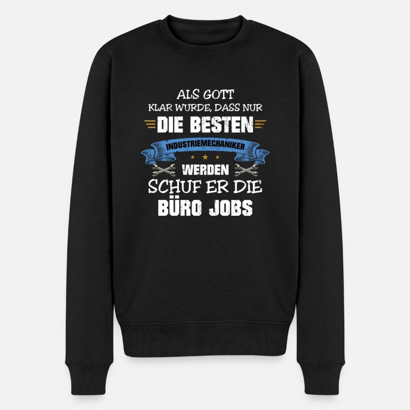 Industriemechaniker Die besten wurden Mechaniker - Männer Premium Bio Pullover - Schwarz