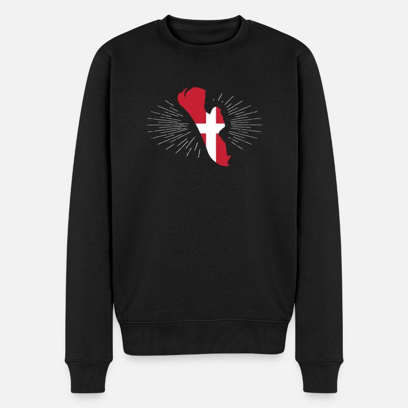 Fanö - Männer Premium Bio Pullover - Schwarz
