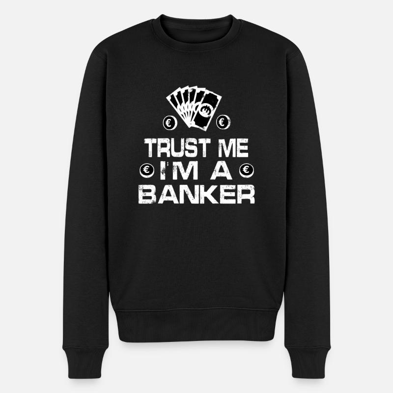 Banquiers - Pull Premium bio Homme - noir