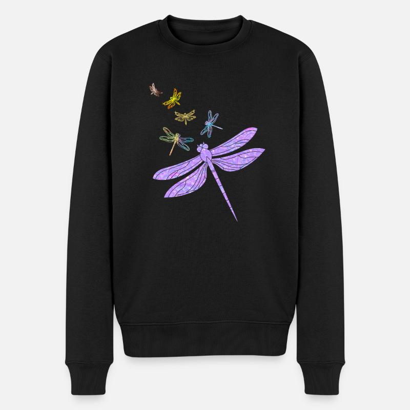 Ailes libellules - Pull Premium bio Homme - noir