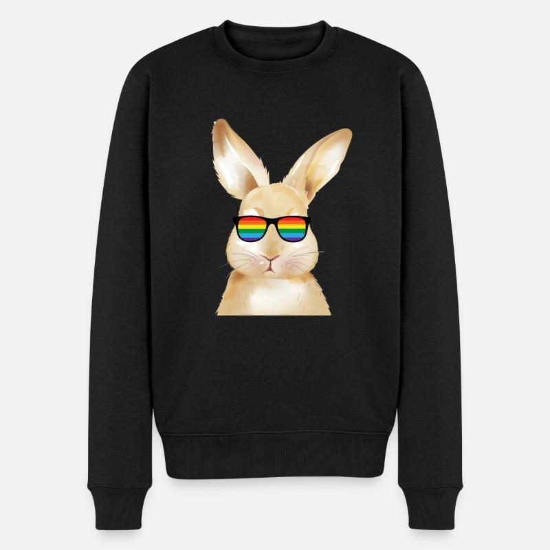 Easter Easter Gift - Funny Pride - Men's Premium Organic Jumper - black