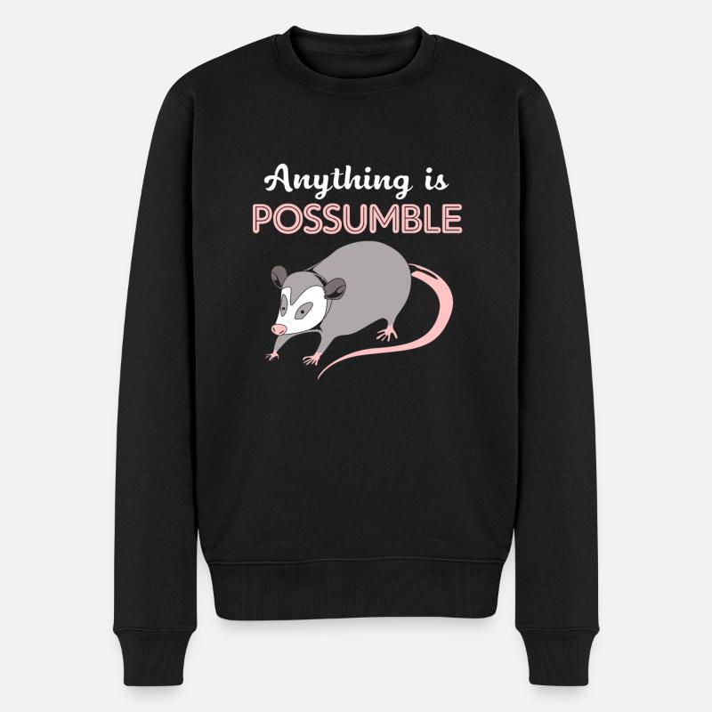 opossum - Pull Premium bio Homme - noir