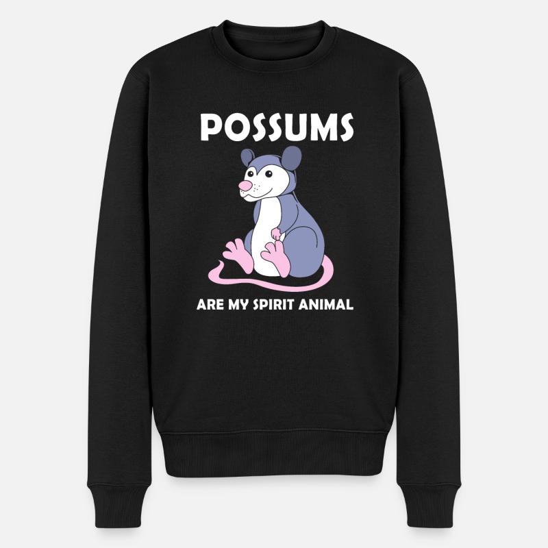 Opossum - Pull Premium bio Homme - noir
