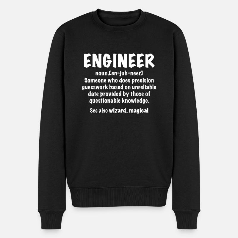 Dieses lustige Design ist ein großartiges - Männer Premium Bio Pullover - Schwarz