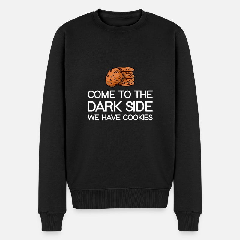 Come To The Dark Side, We Have Cookies - Männer Premium Bio Pullover - Schwarz