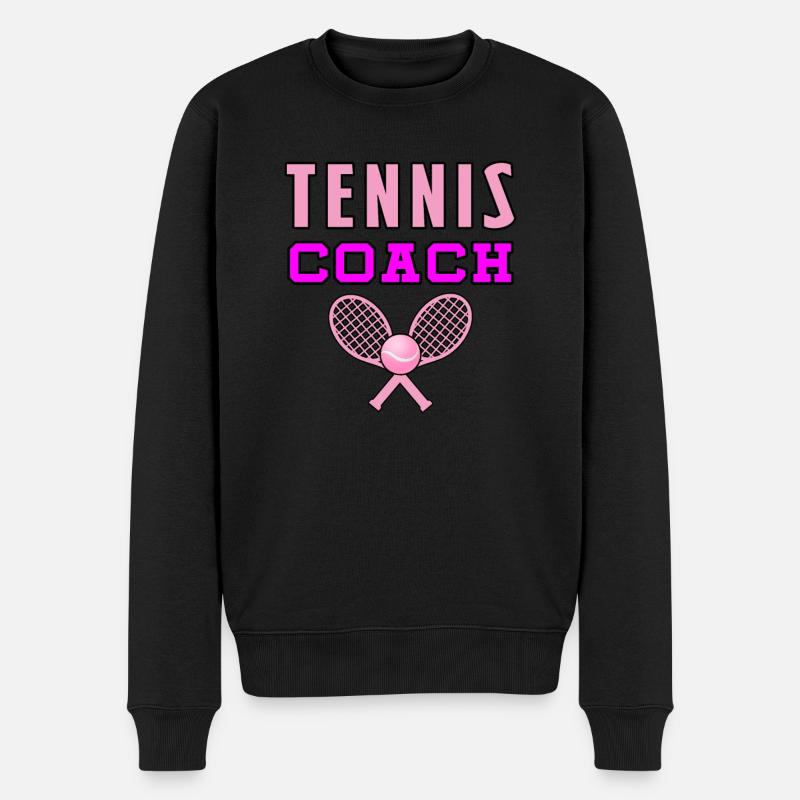 Entraîneur de tennis - Pull Premium bio Homme - noir
