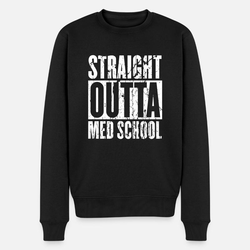 Arzt Doktor Medizin Student Medizin Chirurg - Männer Premium Bio Pullover - Schwarz