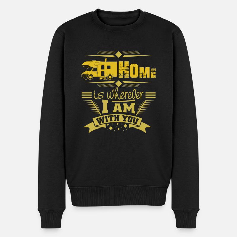 Campeur - Pull Premium bio Homme - noir