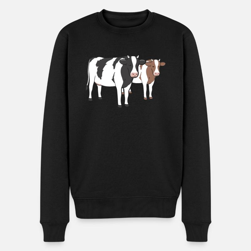 Vaches - Pull Premium bio Homme - noir