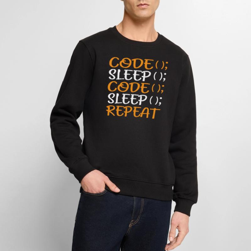Programmer Coding Admin Funny Gift Männer Premium Bio Pullover