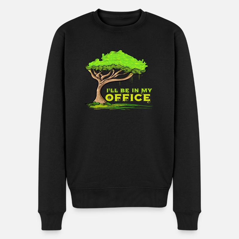 Baumkletterer Baumpfleger Arborist Baumpflege - Männer Premium Bio Pullover - Schwarz