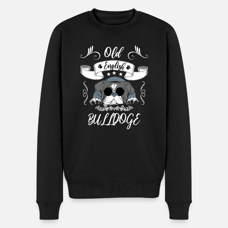 Old English Bulldoge - Pull Premium bio Homme - noir
