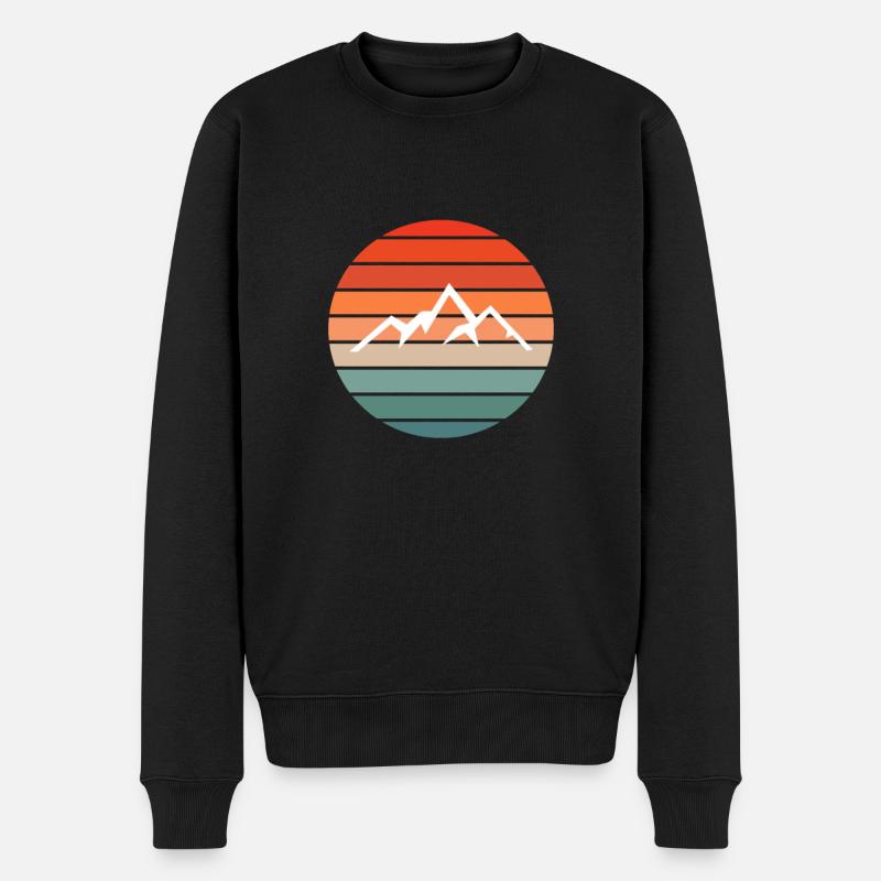 Südtirol Bua Madl Tirol Berge Spruch Geschenk - Männer Premium Bio Pullover - Schwarz