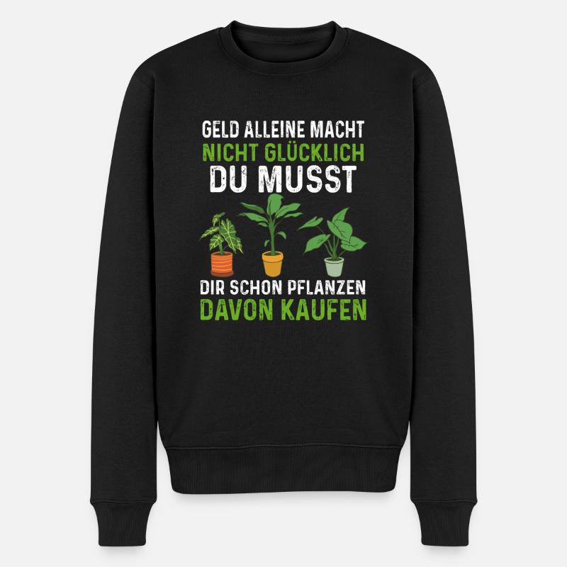 Gärtner - Männer Premium Bio Pullover - Schwarz
