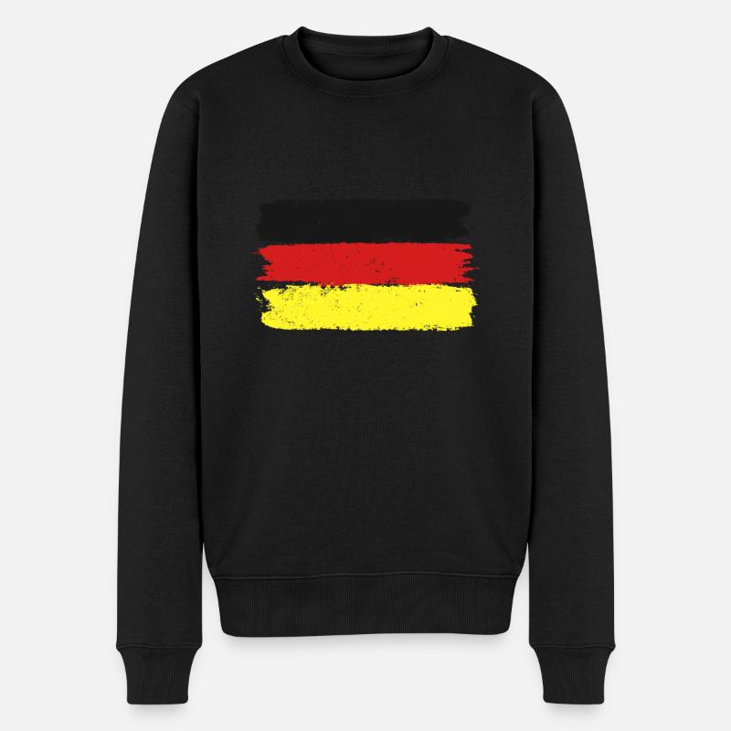 Drapeau de l’Allemagne - Pull Premium bio Homme - noir