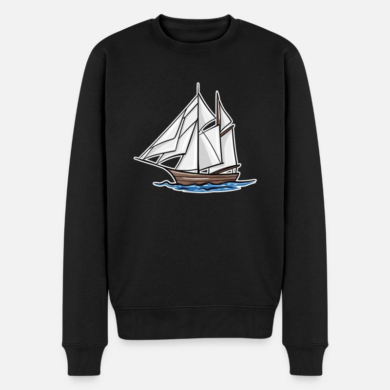 Bateau - Pull Premium bio Homme - noir