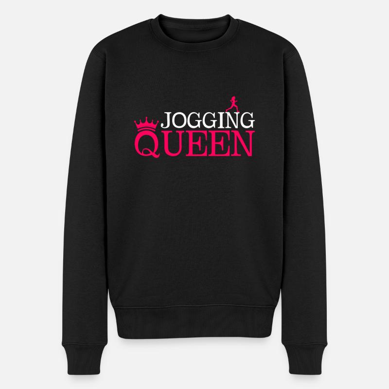 Jogging Queen - Pull Premium bio Homme - noir