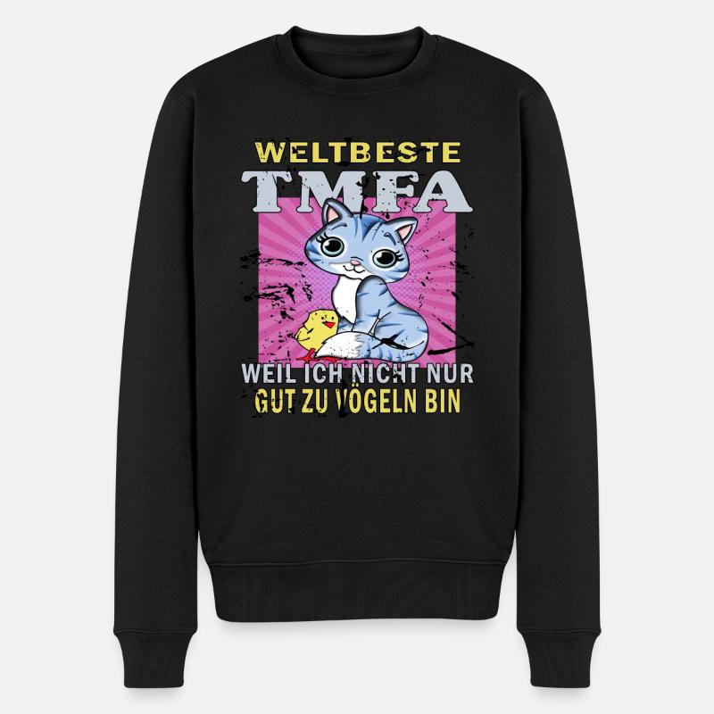 tmfa beste liebe tier tierarztpraxis tierfreund - Männer Premium Bio Pullover - Schwarz