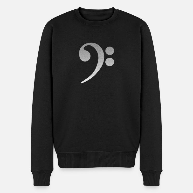 F Key Bass Note Design - Bassisten - Pull Premium bio Homme - noir