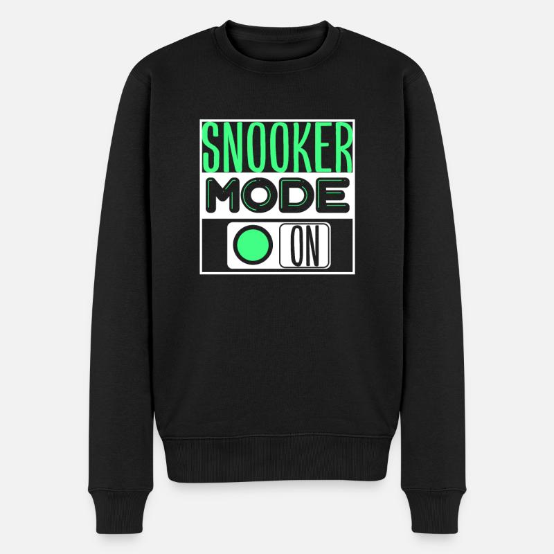 Snooker Billard - Männer Premium Bio Pullover - Schwarz