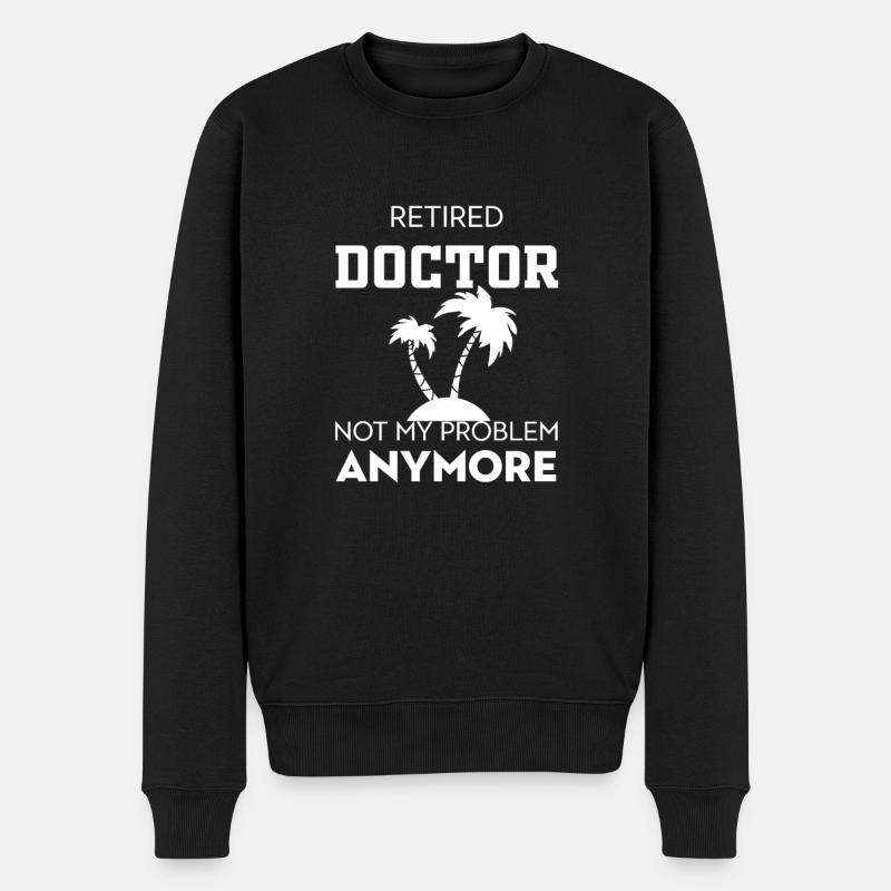 No longer my problem - Men's Premium Organic Jumper - black