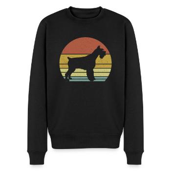 Schnauzer motif Dwarf Schnauzer Schnauzerhund - Men's Premium Organic Jumper - black - Front - Nico (187cm)