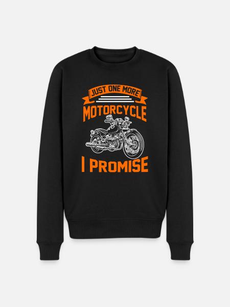 Motorcykel motorcykel motorcykel - Økologisk premium-sweatshirt til mænd - sort