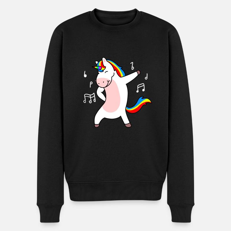 Licorne dansante - Pull Premium bio Homme - noir