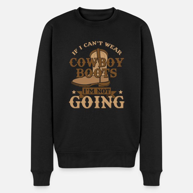 COWBOY: My Cowboy Boots - Pull Premium bio Homme - noir