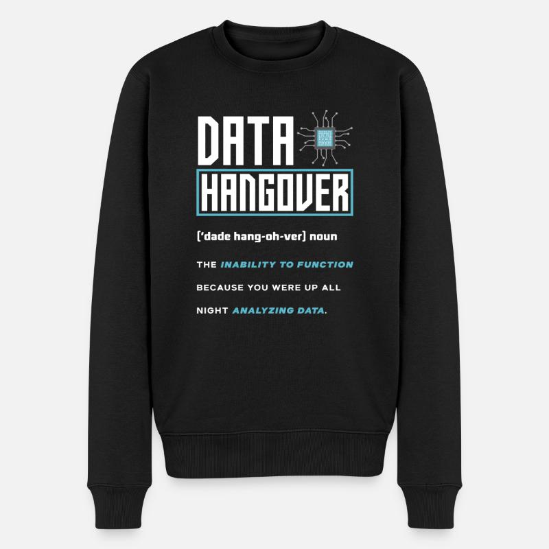 Data Engineering Data Analysis - Men's Premium Organic Jumper - black