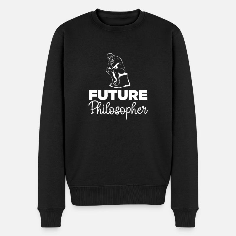 Futur philosophe - Pull Premium bio Homme - noir