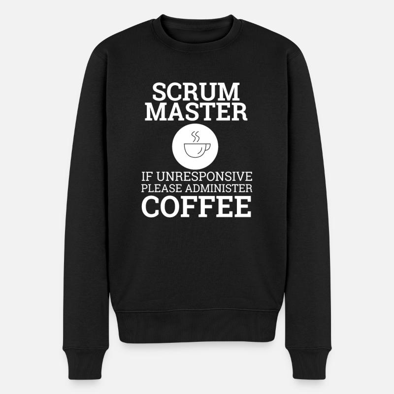 « Scrum Master » | Scrum Master - Pull Premium bio Homme - noir