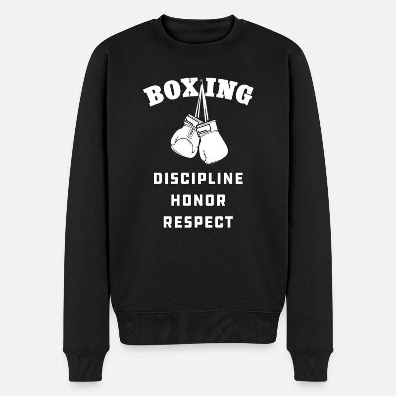 Boxe, boxeur - Pull Premium bio Homme - noir