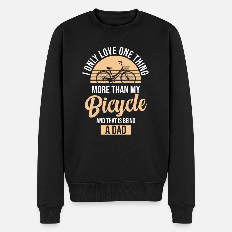 Vélo Papa Vélo Papa Cadeau - Pull Premium bio Homme - noir