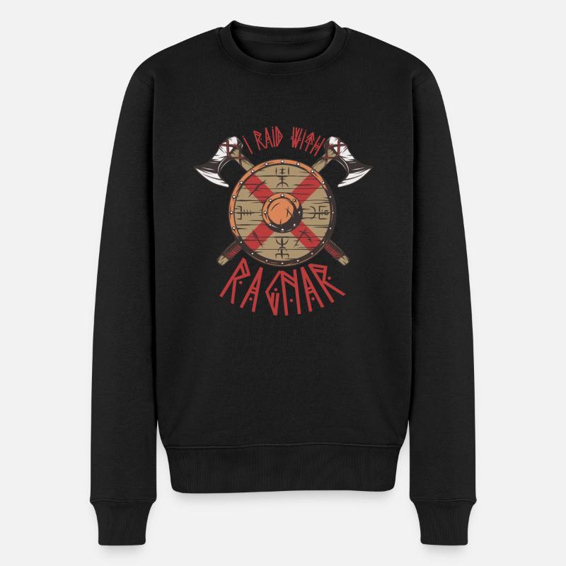 Vikings, Vikings Odin, Nordique, - Pull Premium bio Homme - noir