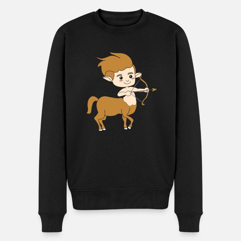 Zentaur - Pull Premium bio Homme - noir