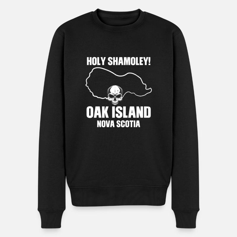 Oak Island Canada Hunting - Pull Premium bio Homme - noir