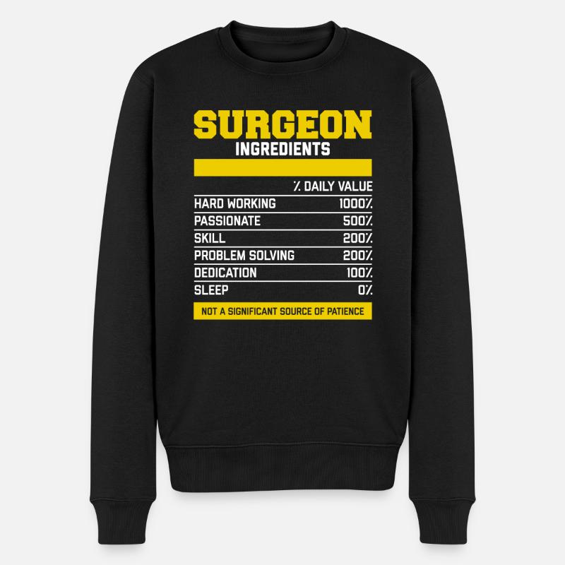 Fancy Surgeon Ingredients T Shirt - Pull Premium bio Homme - noir