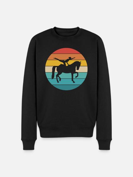Voltigage | Retro Style - Pull Premium bio Homme - noir