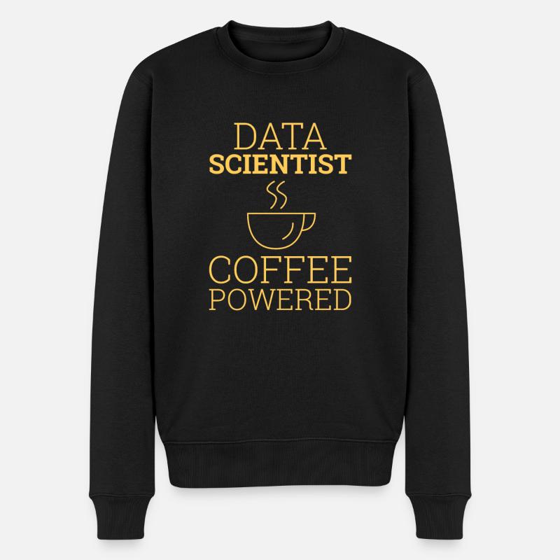 "Data Science" | Data Scientist - Männer Premium Bio Pullover - Schwarz
